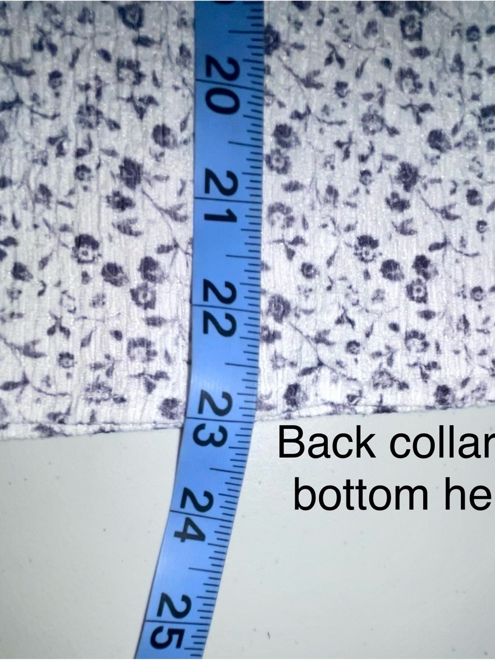 Dokotoo Relaxed Coquette Cottagecore Blue and White Floral Puff-Sleeve Top L - Picture 11 of 11